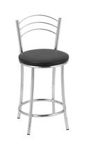 Kit 2 Banquetas Cromadas Atenas Baixa Tre Paroni