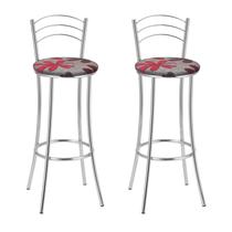 Kit 2 Banquetas Cromadas Bc26-a E511