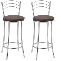 Kit 2 Banquetas Cromadas BC26-B A109