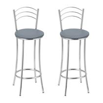 Kit 2 Banquetas Cromadas Bc26-b A144