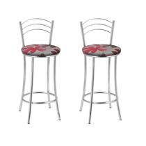 KIT 2 Banquetas Cromadas BC26-B E511