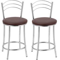 Kit 2 Banquetas Cromadas BC26-C A109