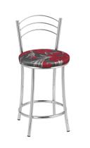 Kit 2 Banquetas Cromadas BC26-C E509 Vermelho Tre Paroni Kit 2 Banquetas Cromadas BC26-C E509 Vermelho Tre Paroni