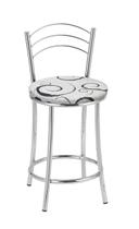 Kit 2 Banquetas Cromadas BC26-C E523 Branco Tre Paroni Kit 2 Banquetas Cromadas BC26-C E523 Branco Tre Paroni