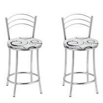 KIT 2 Banquetas Cromadas Bc26-c - E523