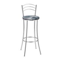 Kit 2 Banquetas Cromadas BC26A de Metal e Assento Espuma D15 Treparoni Kit 2 Banquetas Cromadas BC26A de Metal e Assento Espuma D15 Treparoni