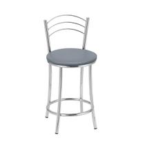 Kit 2 Banquetas Cromadas Bc26c Assento Espuma D15 Kit 2 Banquetas Cromadas Bc26c Assento Espuma D15