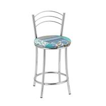 Kit 2 Banquetas Cromadas Bc26c Assento Espuma D15 Kit 2 Banquetas Cromadas Bc26c Assento Espuma D15