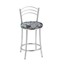 Kit 2 Banquetas Cromadas Bc26c Assento Espuma D15 Kit 2 Banquetas Cromadas Bc26c Assento Espuma D15