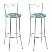 Kit 2 Banquetas Cromadas BC51-A D410