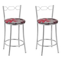 Kit 2 Banquetas Cromadas Bc51-c - E511