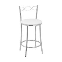 Kit 2 Banquetas Cromadas BC51C de Metal e Assento Espuma D15 Treparoni Kit 2 Banquetas Cromadas BC51C de Metal e Assento Espuma D15 Treparoni