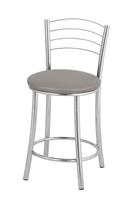 Kit 2 Banquetas Cromadas Detroit Baixa Tre Paroni