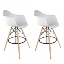 Kit 2 Banquetas Dsw-M Eames Arm