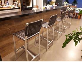 Kit 2 Banquetas Fibra 80cm Altura Chão Para Bancada Balcão Kit 2 Banquetas Fibra 80cm Altura Chão Para Bancada Balcão