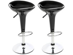 Kit 2 Banquetas Tulipa Assento Abs Giratória Best