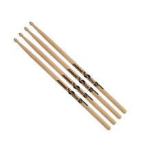 Kit 2 Baqueta Bateria 7A Hickory Ponta Madeira 176 Spanking