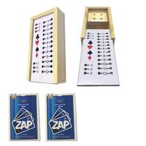 Kit 2 Baralho Truco Zap 42 Cartas Cada + 2 Marcador De Truco