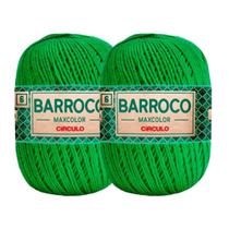 Kit 2 Barbante Linha Barroco Maxcolor FIO 6 Circulo 200g/226m