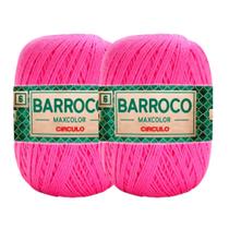 Kit 2 Barbante Linha Barroco Maxcolor FIO 6 Circulo - 200g