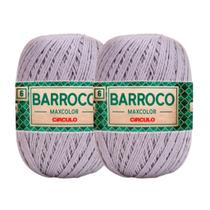 Kit 2 Barbante Linha Barroco Maxcolor FIO 6 Circulo - 200g