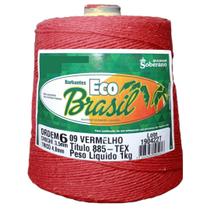 Kit 2 Barbantes Eco Brasil 1kg Ordem 6 Soberano Crochê