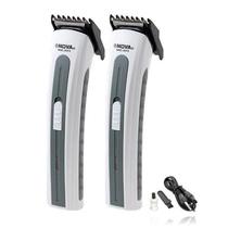 Kit 2 Barbeador Aparador Noua 3915 Sem Fio Barba Pezinho