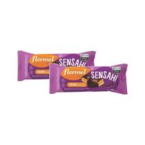 Kit 2 Barra de Amendoim Flormel Pro Sensah! Dark 30g Kit 2 Barra de Amendoim Flormel Pro Sensah! Dark 30g