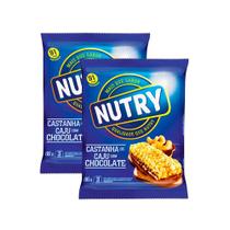 Kit 2 Barra de Cereais Nutry Castanha de Caju com Chocolate 3 Unidades com 22g Cada Kit 2 Barra de Cereais Nutry Castanha de Caju com Chocolate 3 Unidades com 22g Cada