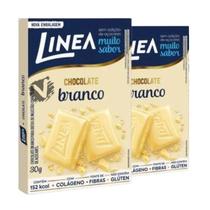 Kit 2 Barra de Chocolate Linea Diet Sem Açúcar Branco 30g Kit 2 Barra de Chocolate Linea Diet Sem Açúcar Branco 30g