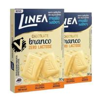 Kit 2 Barra de Chocolate Linea Diet Sem Açúcar Branco Zero Lactose 30g Kit 2 Barra de Chocolate Linea Diet Sem Açúcar Branco Zero Lactose 30g