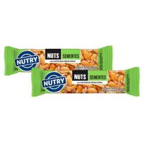 Kit 2 Barra de Nuts Nutry Semente 25g