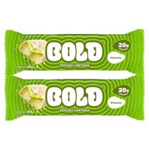 Kit 2 Barra de Proteína Bold 20g de Proteína Pistache 60g Kit 2 Barra de Proteína Bold 20g de Proteína Pistache 60g