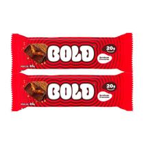 Kit 2 Barra de Proteína Bold Sabor Bombom Crocante com 20g de Proteína 60g