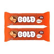 Kit 2 Barra de Proteína Bold Sabor Paçoca e Chocolate com 20g de Proteína 60g Kit 2 Barra de Proteína Bold Sabor Paçoca e Chocolate com 20g de Proteína 60g