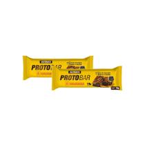 Kit 2 Barra de Proteína Nutrata Protobar Havanna 19g de Proteína Sabor Brownie de Chocolate com Dulce de Leche 70g