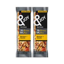 Kit 2 Barra de Proteína Protein Nuts &Joy Banana e Canela com 35g