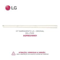 Kit 2 Barra Led Original LG 55uj7500 Agf78704101 Agf80319901