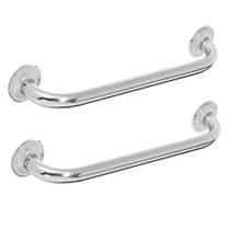 Kit 2 Barras De Apoio 40 Cm Aço Inox Alça Idoso E Deficiente