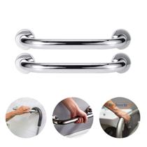 Kit 2 Barras de Apoio 50cm Aço Inoxidável Idoso E Deficiente