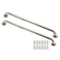 Kit 2 Barras de Apoio Banheiro 60cm para Suporte a Deficientes Físicos e Idosos