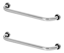 Kit 2 Barras De Apoio De Idoso Para Banheiro 80cm