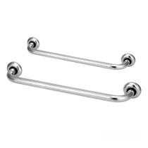 Kit 2 Barras De Apoio Para Banheiro De 30+40cm Idosos E Pne