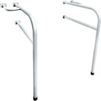 Kit 2 Barras De Apoio Para Banheiro Em Aço Para Idosos 77cm