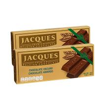 Kit 2 barras de chocolate belga gourmet jacques amargo 2x200g importado premium Kit 2 barras de chocolate belga gourmet jacques amargo 2x200g importado premium