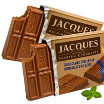 Kit 2 barras de chocolate belga gourmet jacques ao leite 2x200g importado premium Kit 2 barras de chocolate belga gourmet jacques ao leite 2x200g importado premium
