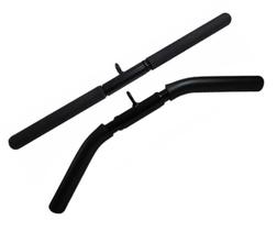 Kit 2 Barras Puxador Triceps Pulley Reto Curvo Academia Kit 2 Barras Puxador Triceps Pulley Reto Curvo Academia