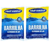 Kit 2 Barrilha Elevador De Ph Para Piscina Hidroazul 2 Kg Kit 2 Barrilha Elevador De Ph Para Piscina Hidroazul 2 Kg