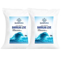 Kit 2 Barrilha Leve 2kg Quimivida pH Piscina e Sabão Kit 2 Barrilha Leve 2kg Quimivida pH Piscina e Sabão
