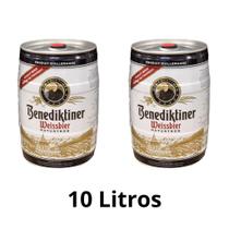 Kit 2 barris cerveja de trigo alemã benediktiner weissbier naturtrub 5 litros tradição e sabor autêntico Kit 2 barris cerveja de trigo alemã benediktiner weissbier naturtrub 5 litros tradição e sabor autêntico